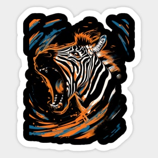 Zebra Conservation Heroes Sticker